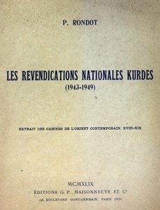 Les revendications nationales Kurdes (1943-1949)