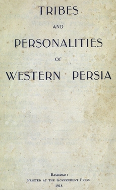 Tribes and Personalities of Western Persia