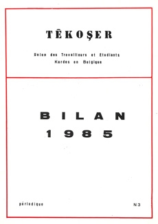 Têkoșer, bilan 1985