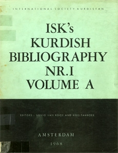 ISK’s Kurdish Bibliography - Nr. I / A