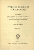 Kurdisch-Persische Forschungen: Die Mundarten der Lur-Stämme im Südwest-Lichen Persien