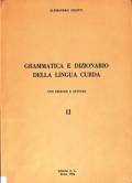 Grammatica e Dizionario della Lingua Curda: Sorani Mukri, Kurmanci - II