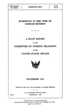 Kurdistan in the Time of Saddam Hussein