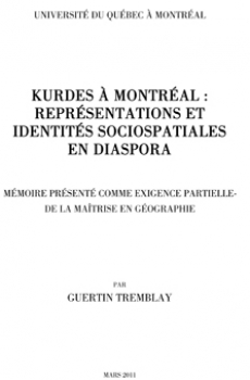 Kurdes à Montréal : Représentations et identités