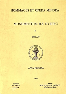 Hommages et Opera Minora Monumentum H.S. Nyberg - II