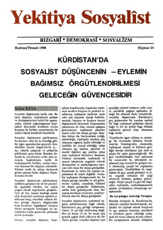 Yekîtiya Sosyalîst, n°24