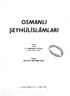 Osmanlı Şeyhülislâmları