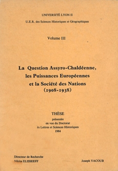 La Question Assyro-Chaldéenne - III