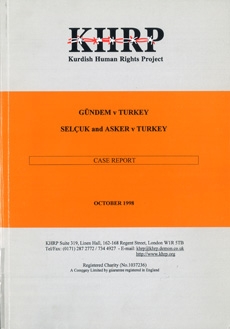 Gündem v Turkey: Selçuk and Asker v Turkey