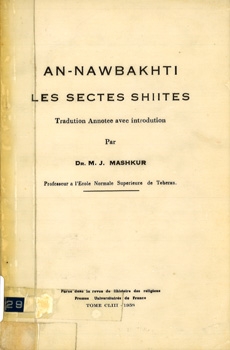 An-nawbakhti : Les Sectes Shiites