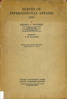 Survey of International Affairs 1928