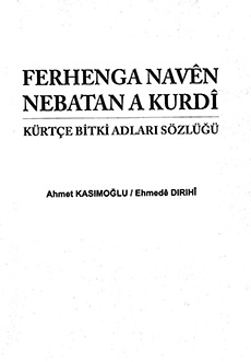 Ferhenga Naven Nebatan a Kurdî