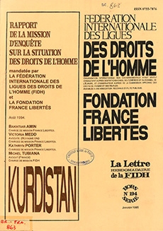 Rapport sur la Situation des Droits de l’Homme : Kurdistan