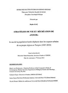 Stratégies de Vie et Récréation de «Foyer»