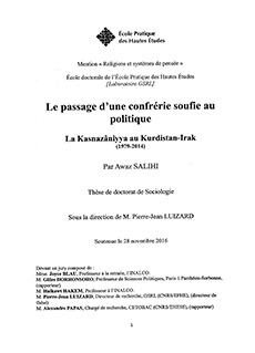 Le passage d’une confrérie soufie au politique
