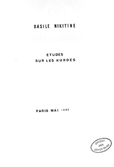 Etudes sur les Kurdes