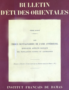 Bulletin d'études orientales, n° VI